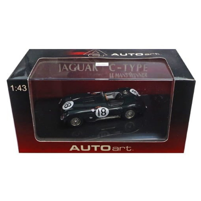 [MDL] 1/43 JAGUAR C TYPE LEMANS WINNER 1953 #18(レーシンググリーン) 完成品 ミニカー(65387) AutoArt(オートアート)