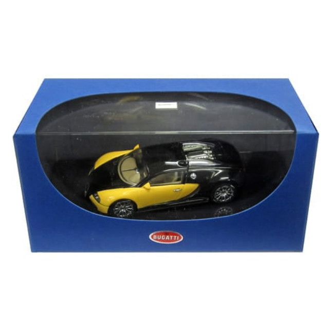 [MDL] 1/43 Bugatti EB 16.4 Veyron Showcar(ブラック×イエロー)  完成品 ミニカー(50904) AutoArt(オートアート)