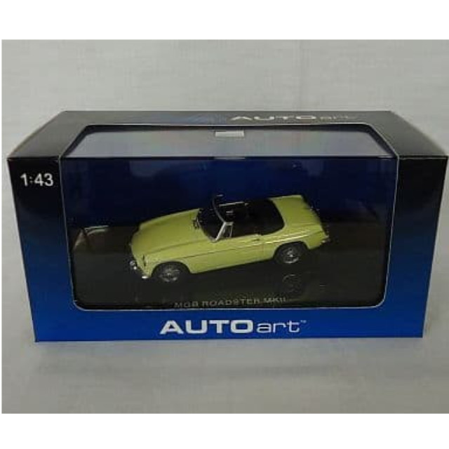 [MDL] 1/43 MGB ロードスター MKIIイエロー  完成品 ミニカー(566123) AutoArt(オートアート)