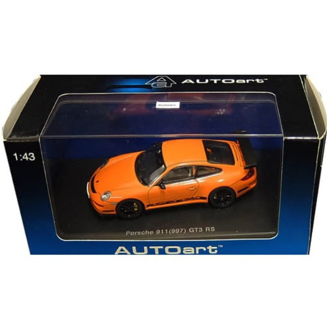 [MDL] 1/43 PORSCHE 997 GT3 RS(オレンジ×ブラック)  完成品 ミニカー(57911) AutoArt(オートアート)
