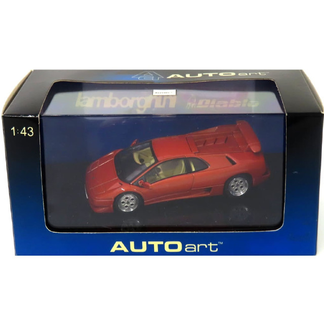 [MDL] 1/43 LAMBORGHINI DIABLO COUPE VT(メタリックレッド)  完成品 ミニカー(54572) AutoArt(オートアート)