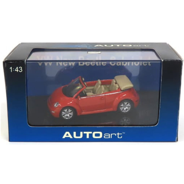 [MDL] 1/43 VW NEW BEETLE CABRIO(サンダウンオレンジ)  完成品 ミニカー(59753) AutoArt(オートアート)