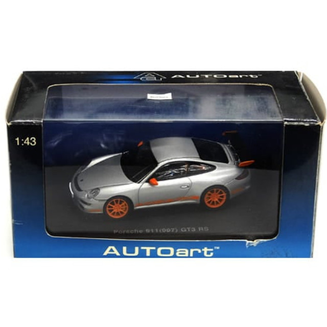 [MDL] 1/43 Porsche 997 GT3 RS(シルバー×オレンジ)  完成品 ミニカー(57914) AutoArt(オートアート)