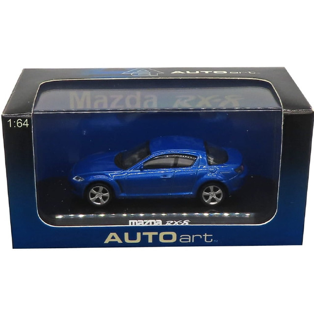 [MDL] 1/64 MAZDA RX-8 RHD(ウイニングブルー)  完成品 ミニカー(20273) AutoArt(オートアート)