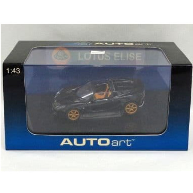 [MDL] 1/43 ロータス エリーゼ 2002(ブラック)  完成品 ミニカー(55322) AutoArt(オートアート)