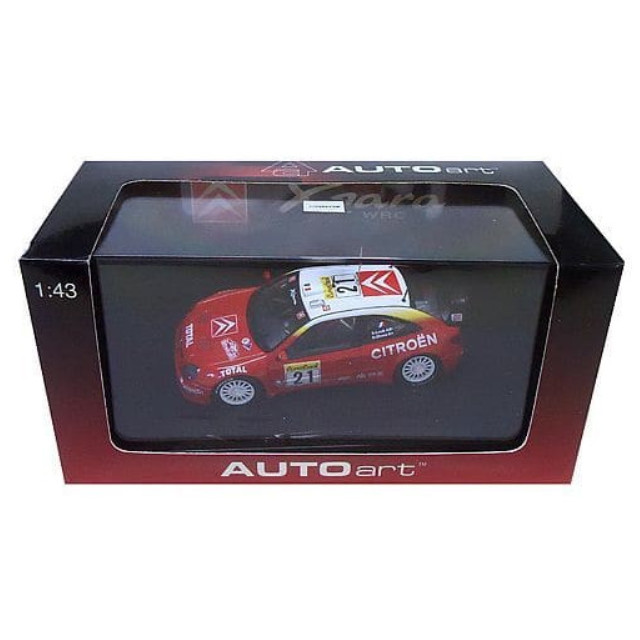 [MDL] 1/43 CITROEN XSARA WRC 2002 TOTAL #21(レッド×ホワイト) WINNER OF RALLY MONTE CARLO 完成品 ミニカー(60239) AutoArt(オートアート)