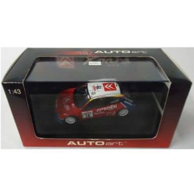 [MDL] 1/43 シトロエン クサラ WRC 2003 TOTAL #18(レッド×ホワイト×ブルー) S.LOEB/D.ELENA サンレモ優勝車 完成品 ミニカー(60338) AutoArt(オートアート)