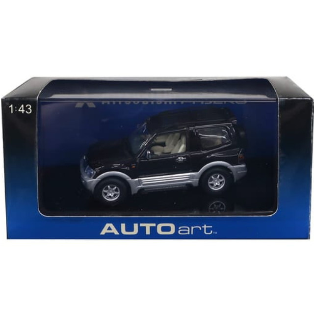 [MDL] 1/43 三菱 PAJERO 1999 SWB(ブラック)  完成品 ミニカー(57111) AutoArt(オートアート)