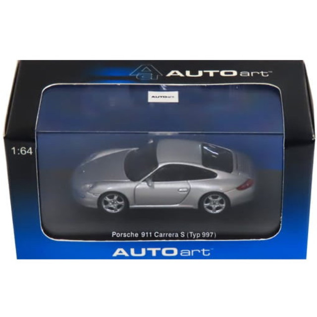 [MDL] 1/64 PORSHE 911 997 CARRERA S(シルバー)  完成品 ミニカー(20593) AutoArt(オートアート)