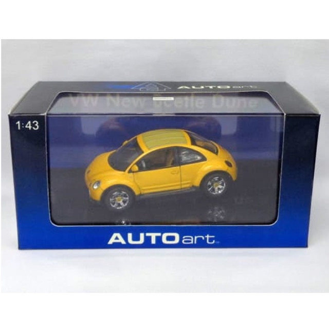 [MDL] 1/43 VW New Beetle Dune(イエロー)  完成品 ミニカー(59711) AutoArt(オートアート)
