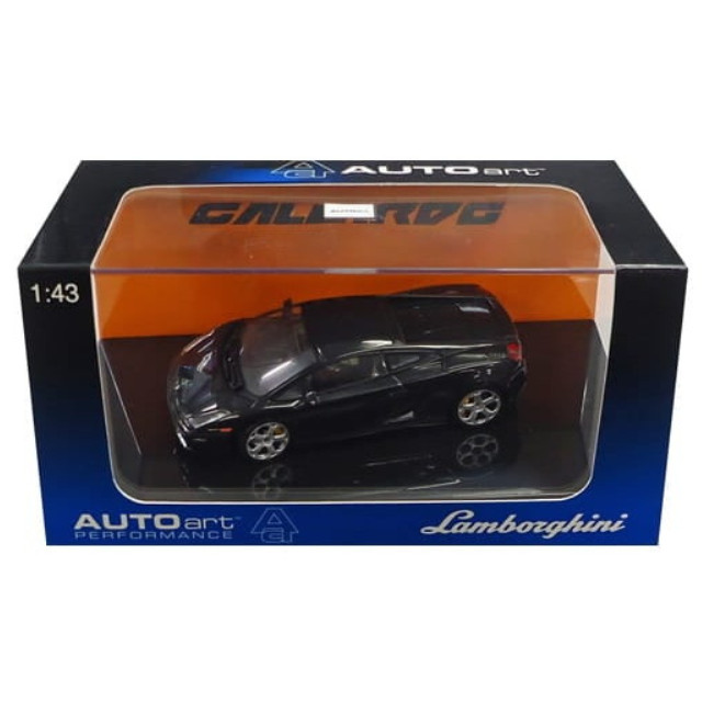 [MDL] 1/43 LAMBORGHINI GALLARDO(メタリックブラック) 「PERFORMANCE」 完成品 ミニカー(54562) AutoArt(オートアート)