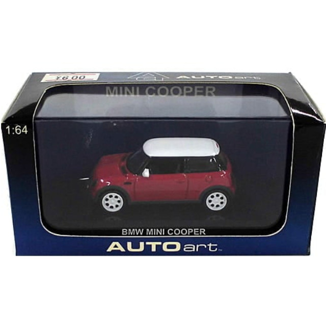 [MDL] 1/64 BMW MINI COOPER(レッド)  完成品 ミニカー(20024) AutoArt(オートアート)