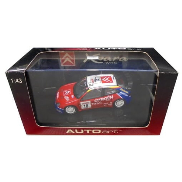 [MDL] 1/43 CITROEN XSARA WRC 2003 WINNER OF SANREMO TOTAL #18(レッド×ブルー×ホワイト)  完成品 ミニカー(60338) AutoArt(オートアート)