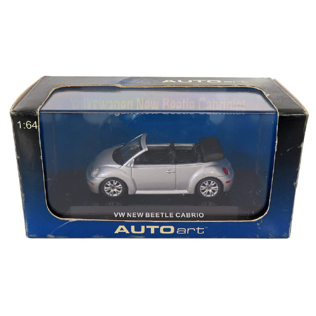 [MDL] 1/64 VW ニュービートル カブリオレシルバー  完成品 ミニカー(203219) AutoArt(オートアート)