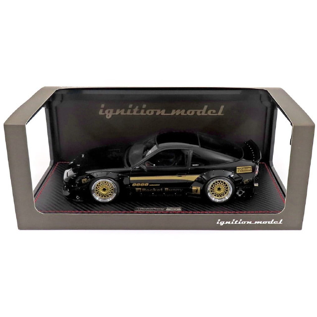 [MDL] 1/18 Rocket Bunny 180SX(ブラック) 完成品 ミニカー(IG1113) ignition model(イグニッションモデル)