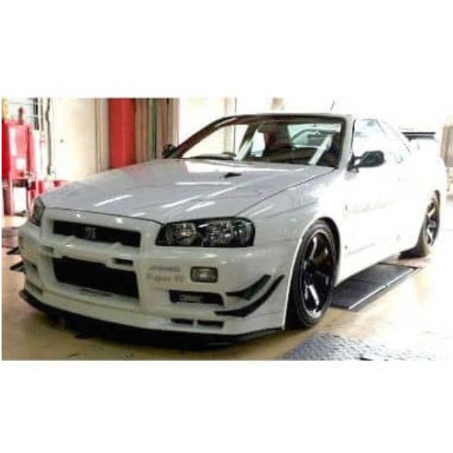 [MDL] 1/18 Nissan Skyline(スカイライン) GT-R Mine's R34 (ホワイト) TE37 Type Wheel 完成品 ミニカー(IG0348) ignition model(イグニッションモデル)