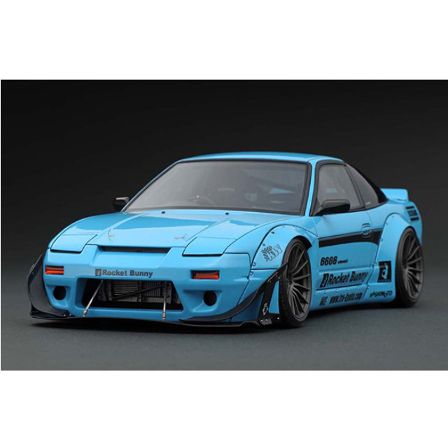 [MDL] 1/18 Rocket Bunny 180SX(ライトブルー) 完成品 ミニカー(IG1110) ignition model(イグニッションモデル)