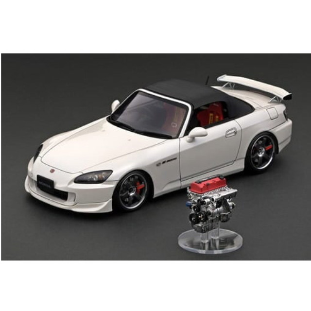 [MDL] 1/18 Honda S2000 AP2(パールホワイト) With Engine WEB限定モデル 完成品 ミニカー(IG2588) ignition model(イグニッションモデル)