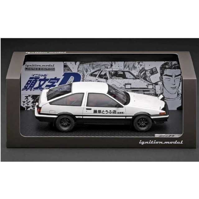 [MDL] 1/18 Toyota Sprinter Trueno(スプリンタートレノ) 3Dr GT Apex AE86(ホワイト×ブラック) With Mr.Bunta 「頭文字D」 WEB限定モデル 完成品 ミニカー(IG3659) ignition model(イグニッションモデル)