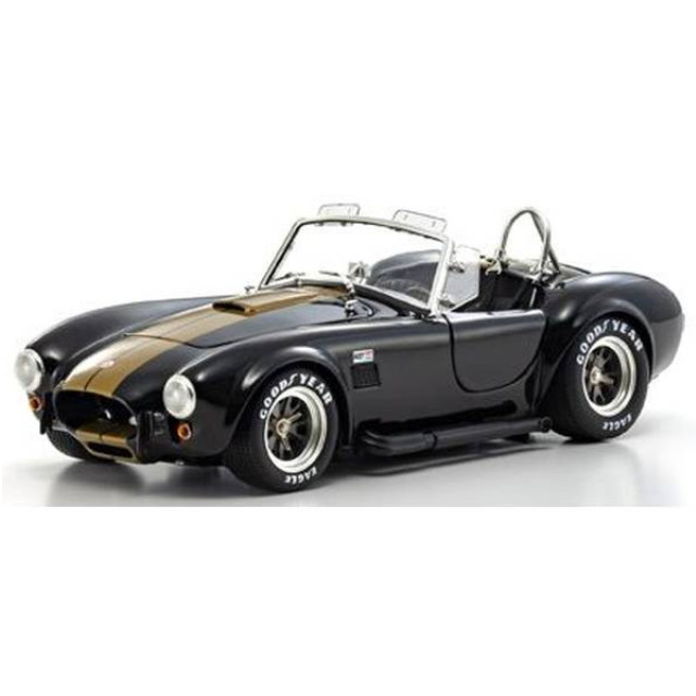 [MDL] 1/18 シェルビー コブラ 427S/C(ブラック/ゴールドストライプ) 完成品 ミニカー(KS08048BKG) 京商