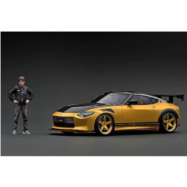 [MDL] 1/18 TOP SECRET Fairlady Z RZ34(マットゴールド) With Mr. Smokey Nagata WEB限定モデル 完成品 ミニカー(IG3383) ignition model(イグニッションモデル)
