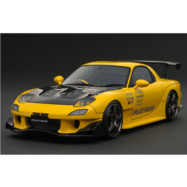 [MDL] 1/18 MAZDA RX-7 FD3S RE Amemiya(イエロー) 完成品 ミニカー(IG1048) ignition model(イグニッションモデル)