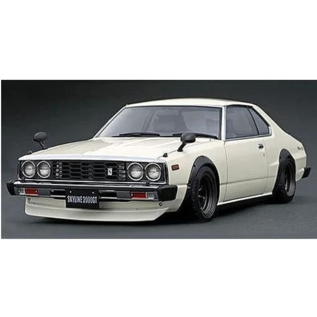 [MDL] 1/18 Nissan Skyline 2000 GT-ES C210(ホワイト) 完成品 ミニカー(IG2163) ignition model(イグニッションモデル)