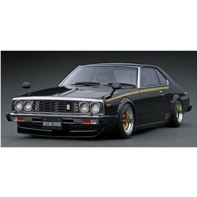 [MDL] 1/18 Nissan Skyline 2000 GT-ES C210(ブラック) 完成品 ミニカー(IG2164) ignition model(イグニッションモデル)