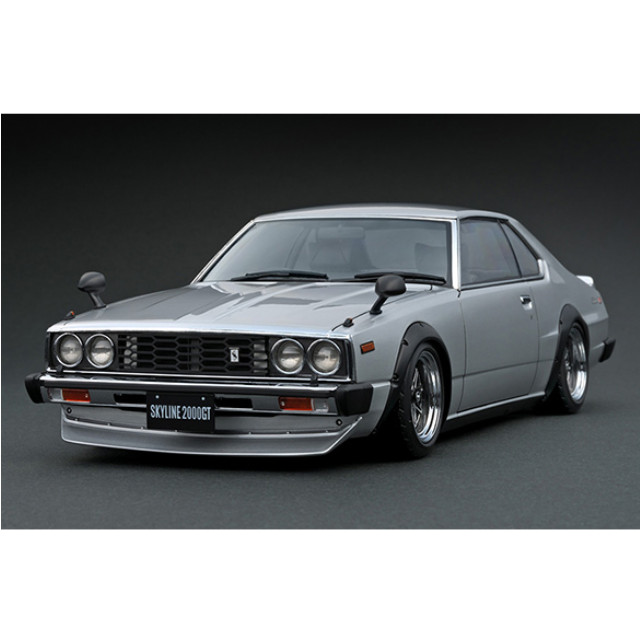 [MDL] 1/18 Nissan Skyline 2000 GT-ES C210(シルバー) 完成品 ミニカー(IG1083) ignition model(イグニッションモデル)