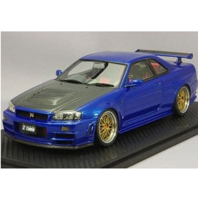 [MDL] 1/18 Nismo R34 GT-R Z-tune Bayside (ブルー) 完成品 ミニカー(IG0017) ignition model(イグニッションモデル)