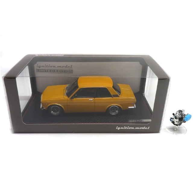 [MDL] 1/18 Datsun Bluebird (510) Brown With Engine 完成品 ミニカー(IG3304) ignition model(イグニッションモデル)