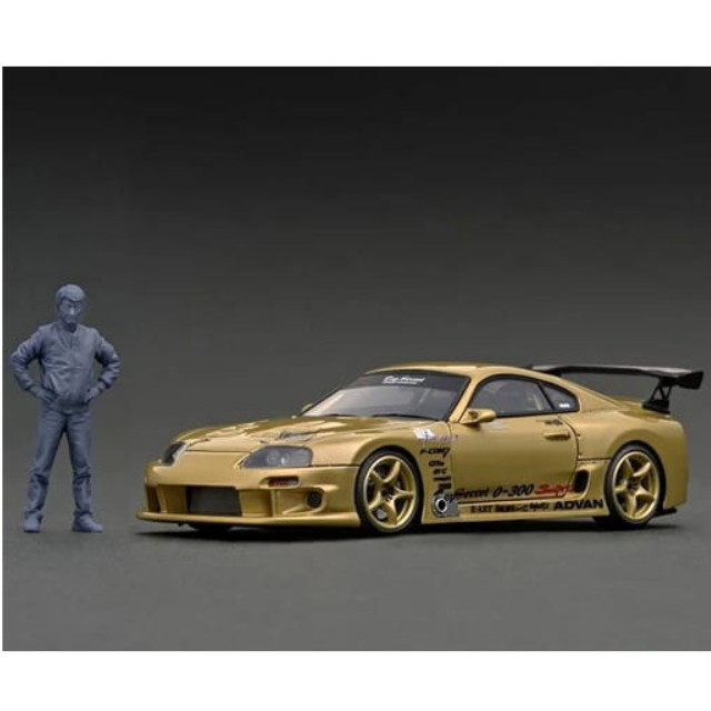 [MDL] 1/43 TOP SECRET GT300 Supra A80(ゴールド) With Mr. Nagata WEB限定モデル 完成品 ミニカー(IG2946) ignition model(イグニッションモデル)