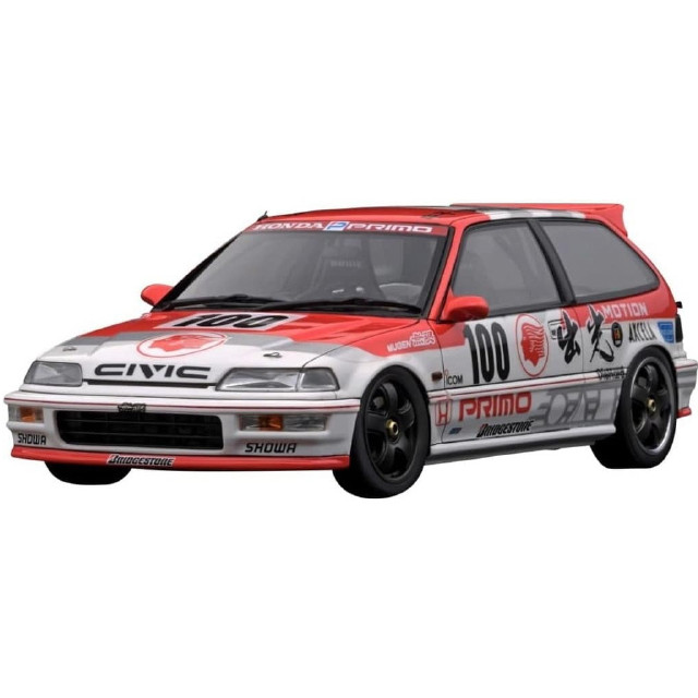 [MDL] 1/18 Honda CIVIC (EF9) SiR(ホワイト×レッド) 完成品 ミニカー(IG3507) ignition model(イグニッションモデル)