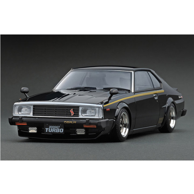 [MDL] 1/18 Nissan Skyline 2000 Turbo GT-ES C211 Ron-Wheel(ブラック) 完成品 ミニカー(IG1093) ignition model(イグニッションモデル)