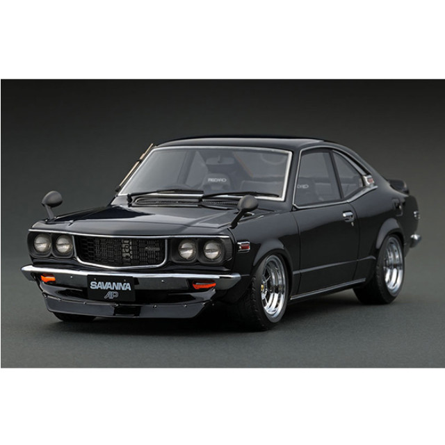 [MDL] 1/18 Mazda Savanna S124A Hayashi-Wheel(ブラック) 完成品 ミニカー(IG0702) ignition model(イグニッションモデル)