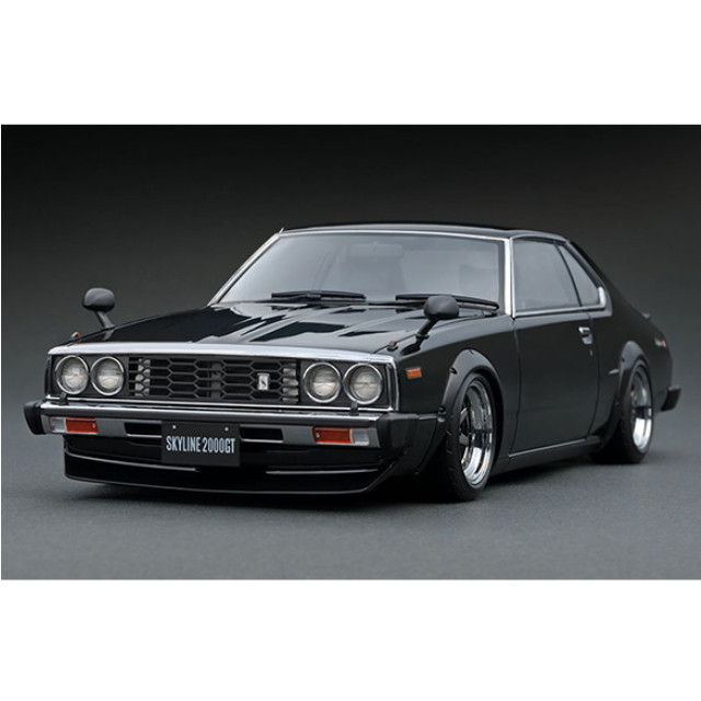[MDL] 1/18 Nissan Skyline 2000 GT-ES C210 Ron-Wheel(ブラック) 完成品 ミニカー(IG1079) ignition model(イグニッションモデル)