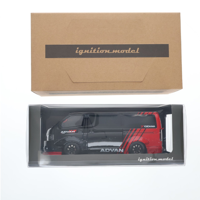 [MDL] 1/18 T・S・D WORKS HIACE Black/Red 完成品 ミニカー(IG2805) ignition model(イグニッションモデル)
