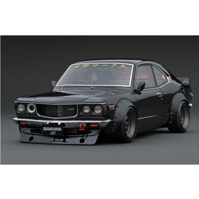 [MDL] 1/18 Mazda Savanna S124A Semi Works Watanabe-Wheel(ブラック) 完成品 ミニカー(IG1140) ignition model(イグニッションモデル)