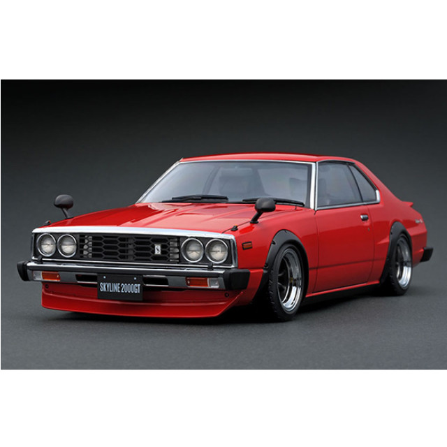 [MDL] 1/18 Nissan Skyline 2000 GT-ES C210(レッド) 完成品 ミニカー(1082) ignition model(イグニッションモデル)