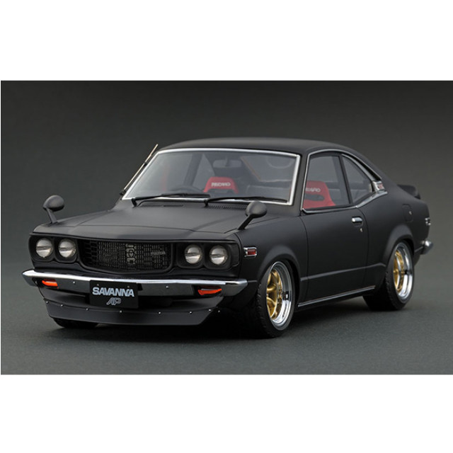 [MDL] 1/18 Mazda Savanna S124A(マットブラック) 完成品 ミニカー(IG0707) ignition model(イグニッションモデル)