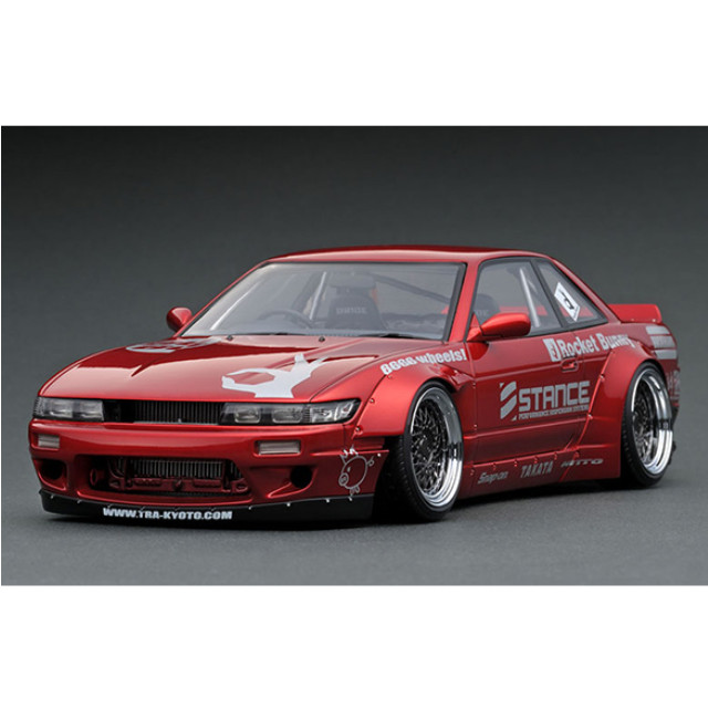[MDL] 1/18 Rocket Bunny S13 V2(レッドメタリック) 完成品 ミニカー(IG1139) ignition model(イグニッションモデル)