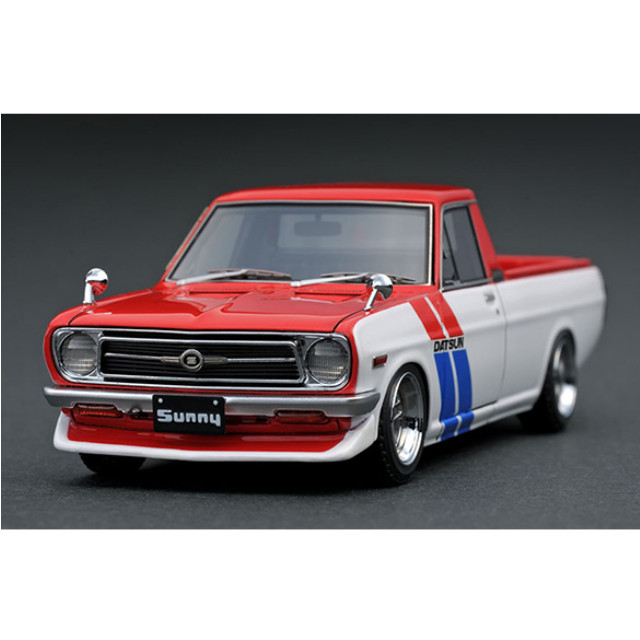 [MDL] 1/43 Nissan Sunny Truck Long ’B121’(レッド×ホワイト) 完成品 ミニカー(IG1119) ignition model(イグニッションモデル)