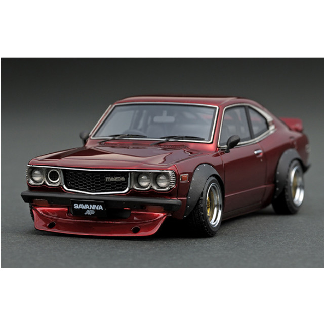 [MDL] 1/43 Mazda Savanna S124A Semi Works(レッドメタリック) 完成品 ミニカー(IG1164) ignition model(イグニッションモデル)