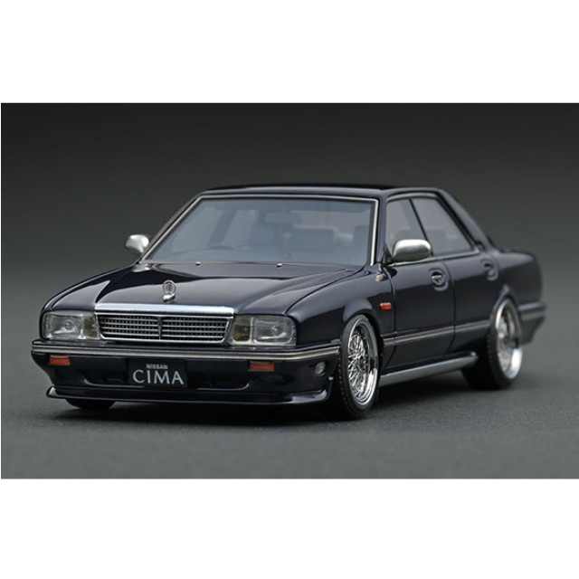 [MDL] 1/43 Nissan Gloria Cima Y31(ダークブルー) 完成品 ミニカー(IG1087) ignition model(イグニッションモデル)