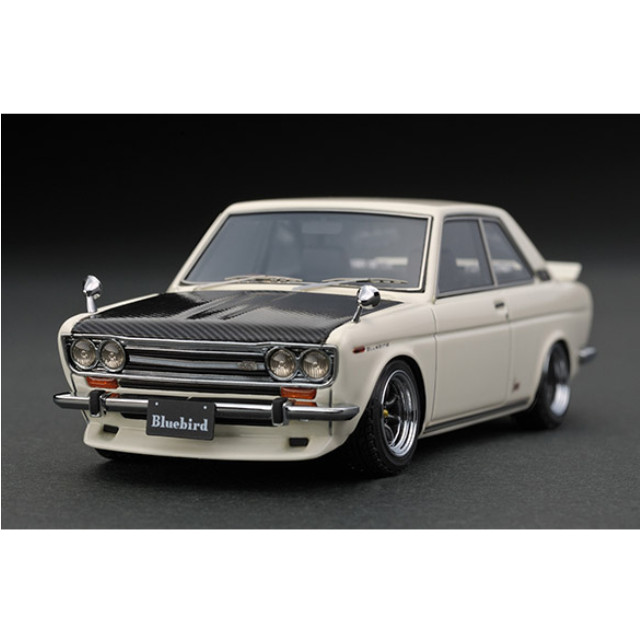 [MDL] 1/43 Datsun Bluebird Coupe KP510(ホワイト×ブラック) LIMITED EDITON 完成品 ミニカー(IG0263) ignition model(イグニッションモデル)