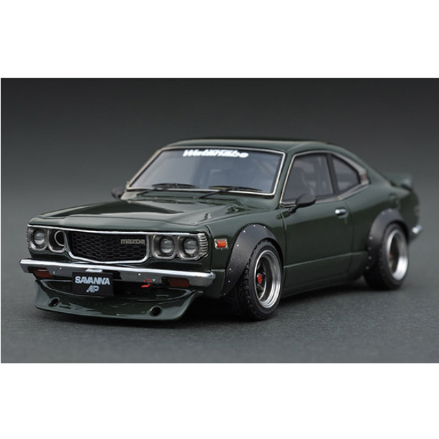 MDL] 1/43 Mazda Savanna S124A Semi Works(グリーン) 完成品 ミニカー