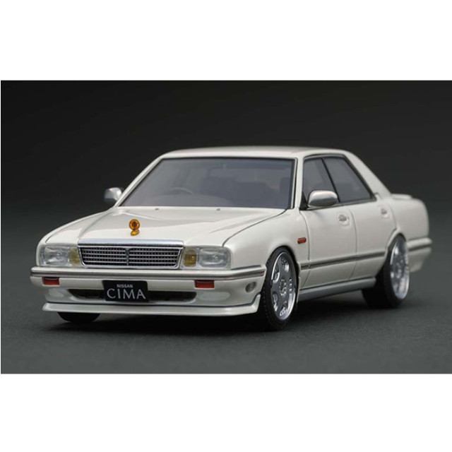 [MDL] 1/43 Nissan Cedric Cima Y31(パールホワイト) 完成品 ミニカー(IG1089) ignition model(イグニッションモデル)