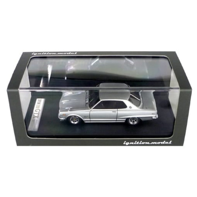 [MDL] 1/43 Nissan Skyline 2000 GT-X KGC10 Hayashi-Wheel(シルバー) 完成品 ミニカー(IG0377) ignition model(イグニッションモデル)