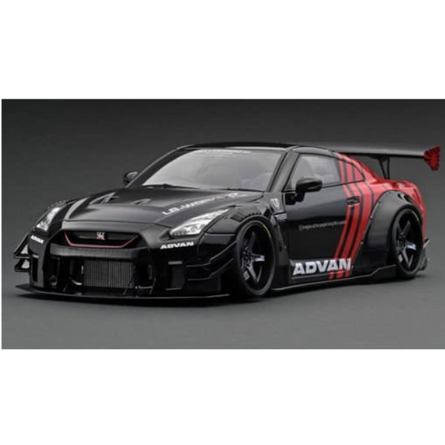 [MDL] 1/43 LB-WORKS Nissan GT-R R35 type 2(ブラック×レッド) 完成品 ミニカー(IG2556) ignition model(イグニッションモデル)