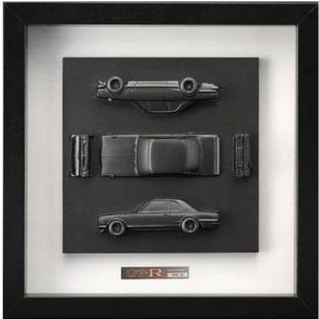 [MDL] Frame Art Black Nissan Skyline 2000 GT-R KPGC10 (ガンメタリック) 完成品 ミニカー(IG0900) ignition model(イグニッションモデル)